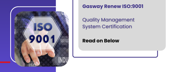 Gasway Achieve ISO 9001 Cover