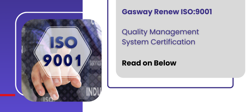 Gasway Achieve ISO 9001 Cover