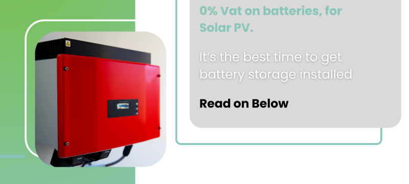 No VAT on Solar Batteries Installations cover